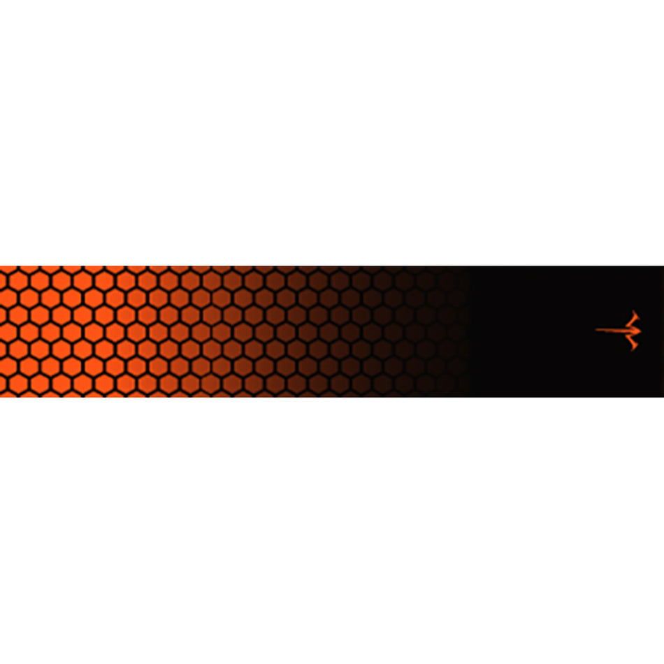 White Water Archery Honeycomb Fade Orange Arrow Wraps 5 in. x 1.125 in. 15 Pack