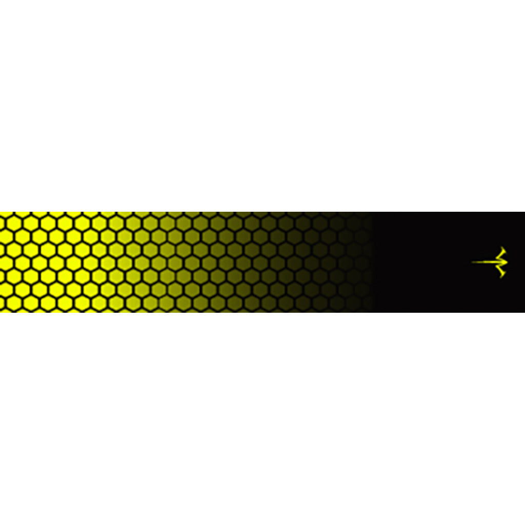 White Water Archery Honeycomb Fade Flo Yellow Arrow Wraps 5 in. x 1.125 in. 15 Pack
