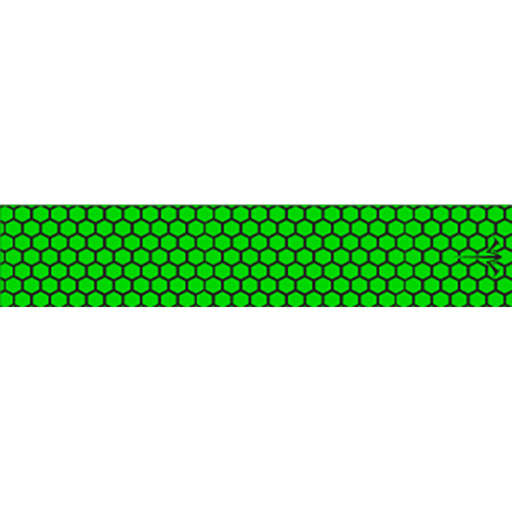 White Water Archery Honeycomb Fade Open Flo Green Arrow Wraps 5 in. x 1.125 in. 15 Pack