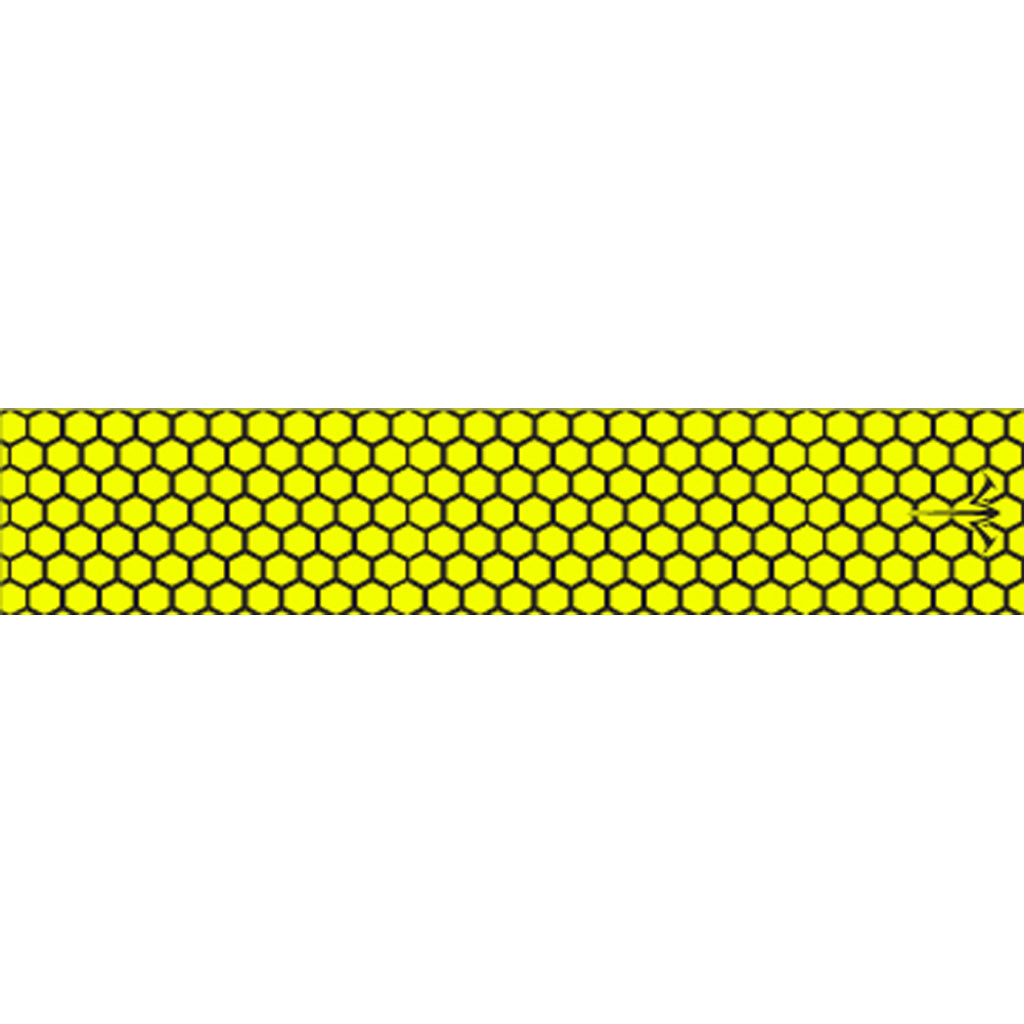 White Water Archery Honeycomb Fade Open Flo Yellow Arrow Wraps 5 in. x 1.125 in. 15 Pack