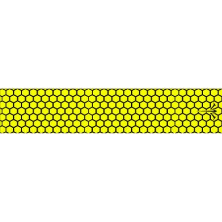 White Water Archery Honeycomb Fade Open Flo Yellow Arrow Wraps 5 in. x 1.125 in. 15 Pack