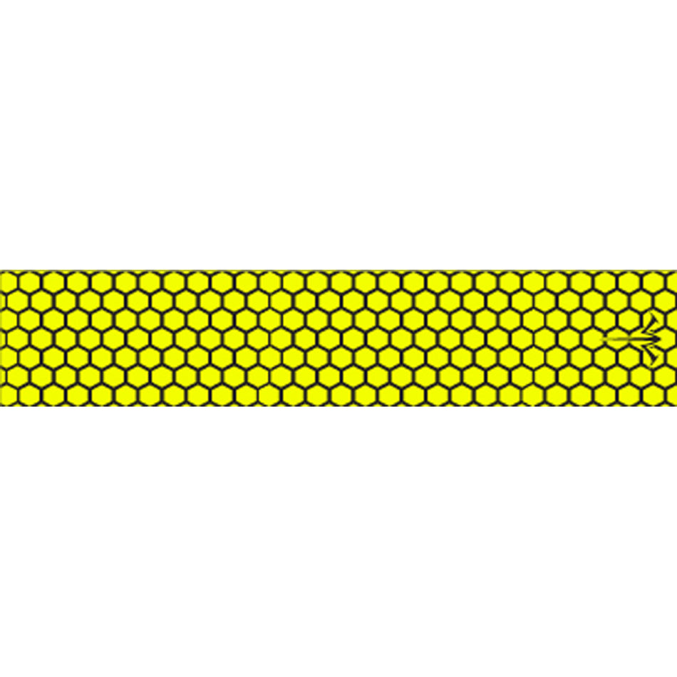 White Water Archery Honeycomb Fade Open Flo Yellow Arrow Wraps 5 in. x 1.125 in. 15 Pack