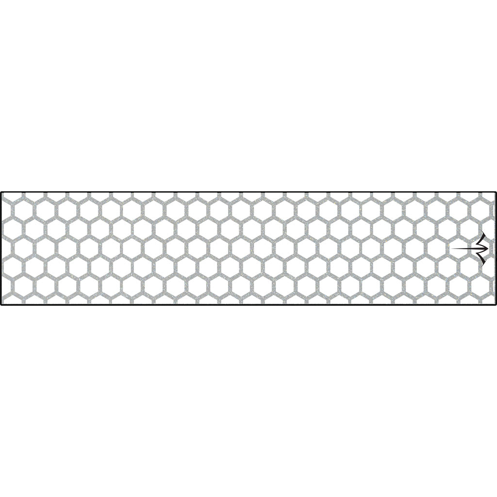 White Water Archery Reflective Honeycomb White Arrow Wraps 5 in. x 1.125 in. 15 Pack