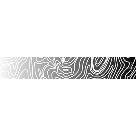 White Water Archery Topo Fade Arrow Wraps White 5 in. x 1.125 in. 15 Pack
