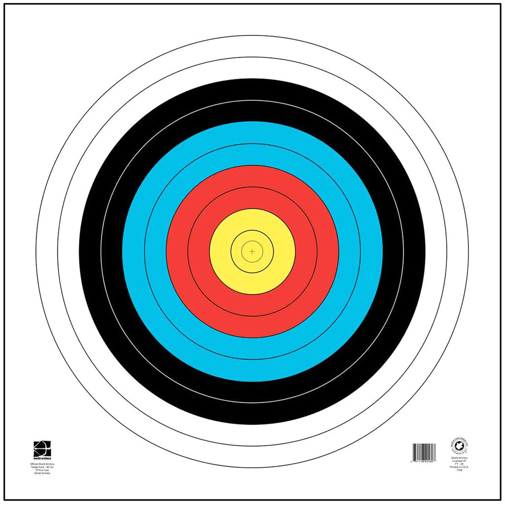 Maple Leaf WA 10 Ring 40cm Archery Target 25 Pack