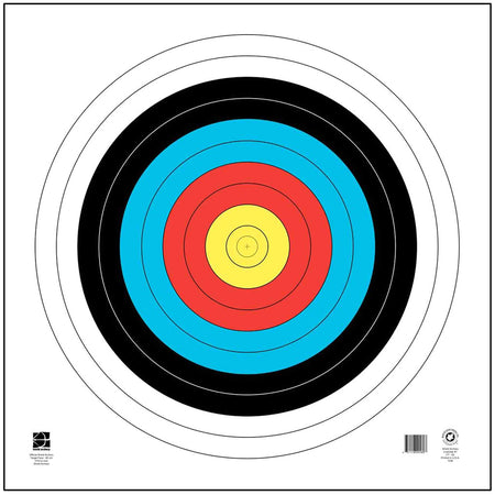 Maple Leaf WA 10 Ring 40cm Archery Target 25 Pack