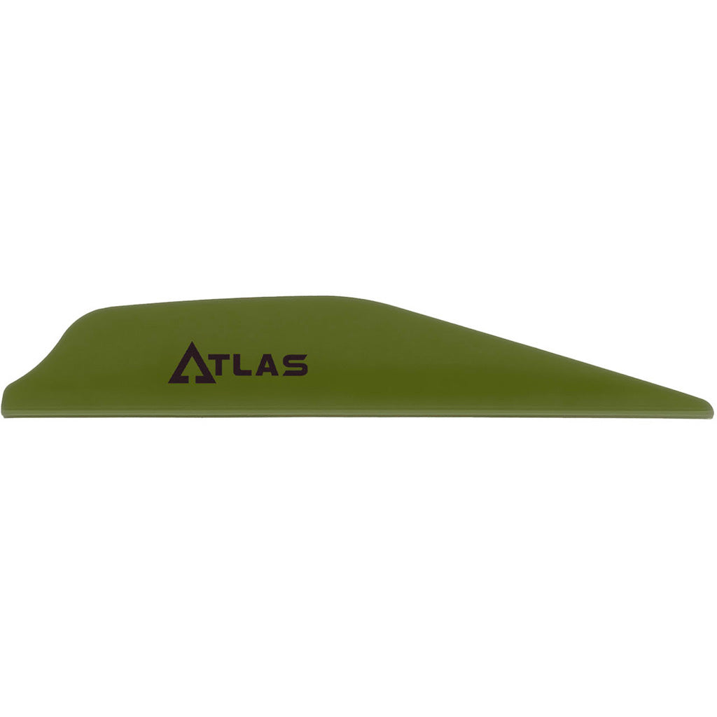 Bohning Atlas Vanes Olive Drab AR1000 Arrow Vanes 100 Pack