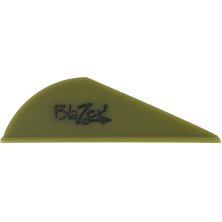 Bohning Blazer Vanes Olive Drab 2-Inch Hunting Arrow Vanes 36 Pack
