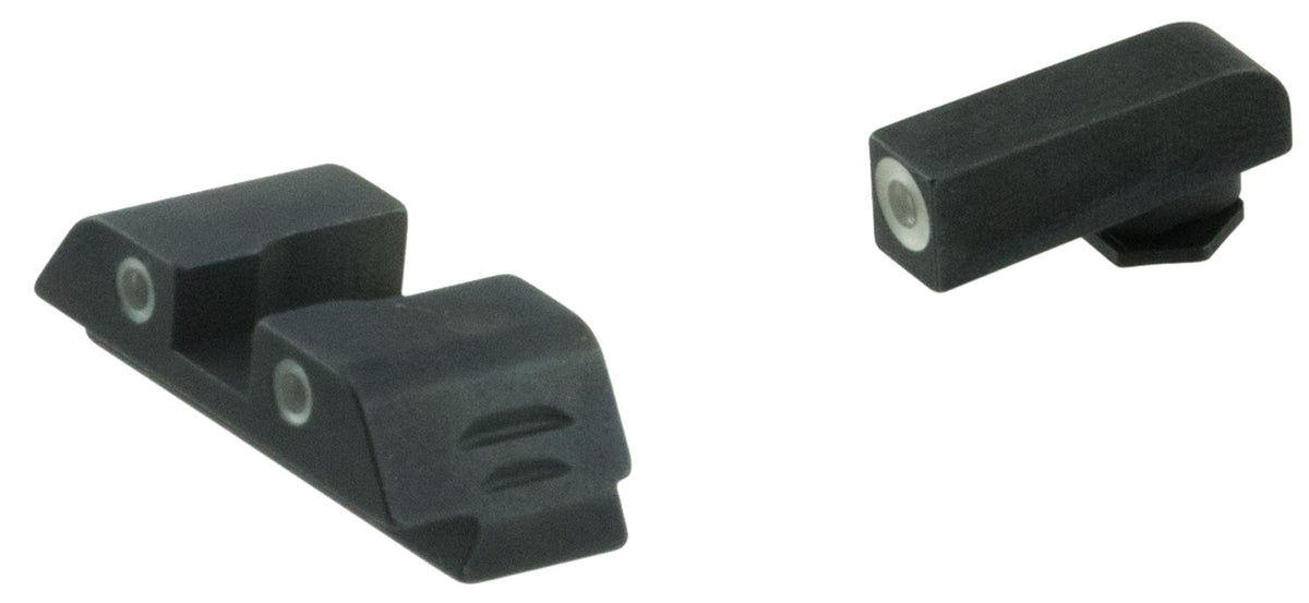 AmeriGlo GL5113 Classic Tritium Sight Set Glock Gen 5 Green White Outline Front and Rear