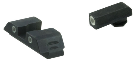 AmeriGlo GL5113 Classic Tritium Sight Set Glock Gen 5 Green White Outline Front and Rear