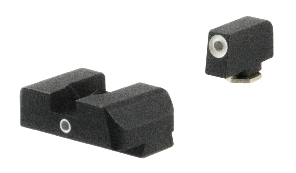 AmeriGlo GL5101 i-Dot Tritium Night Sight Set Glock Gen 5 9mm/.40 Green White Outline Front Green Rear