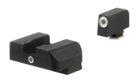 AmeriGlo GL5101 i-Dot Tritium Night Sight Set Glock Gen 5 9mm/.40 Green White Outline Front Green Rear
