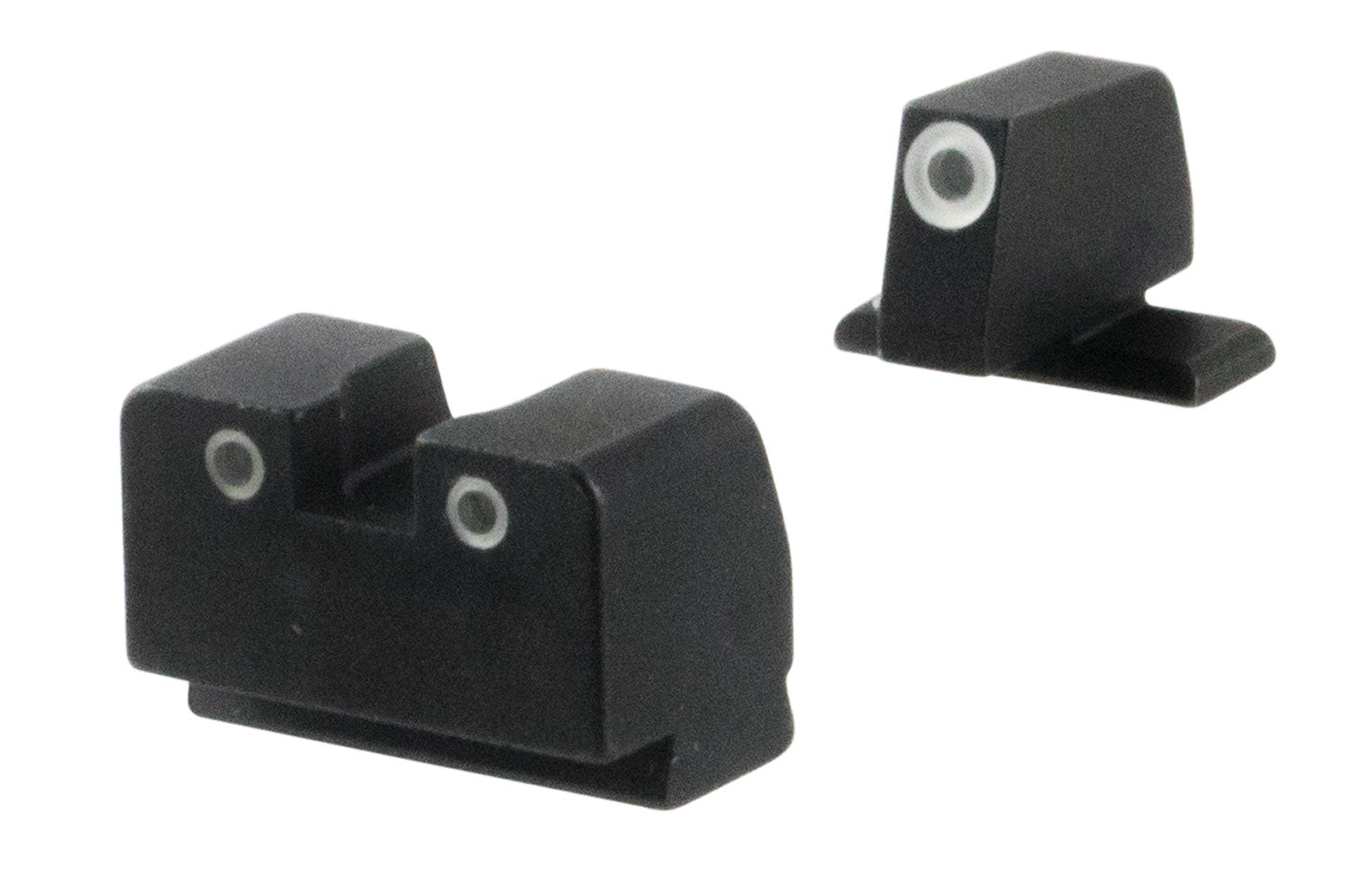 AmeriGlo SG181 Tall Suppressor Tritium Sight Set Sig Sauer Green White Outline Front and Rear Optic Compatible