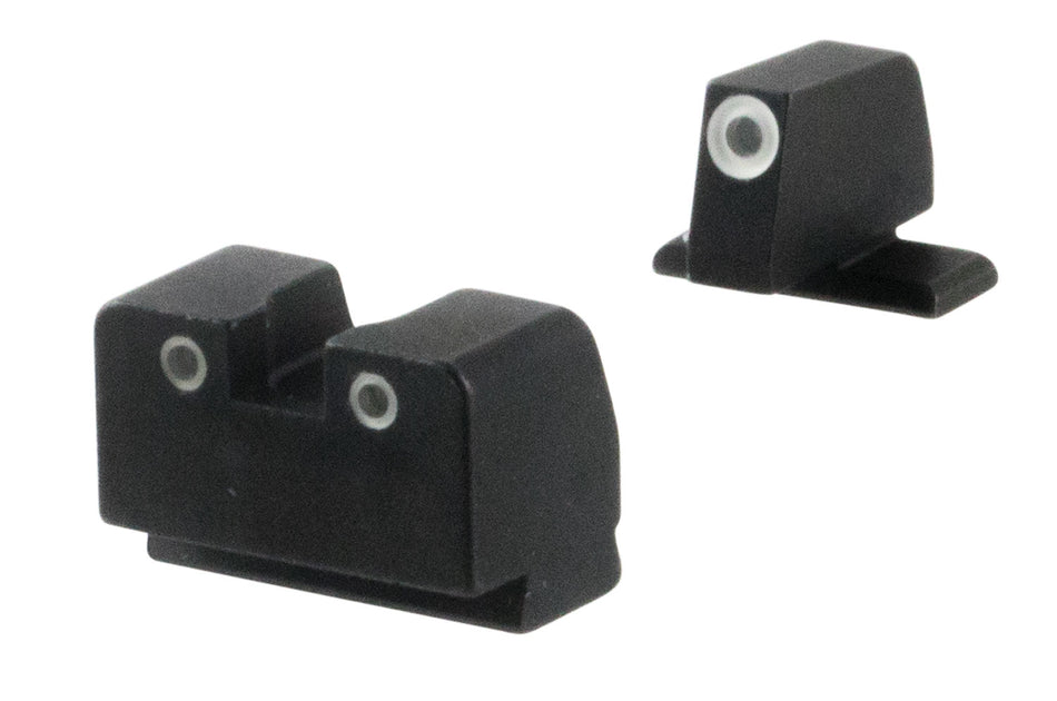 AmeriGlo SG181 Tall Suppressor Tritium Sight Set Sig Sauer Green White Outline Front and Rear Optic Compatible
