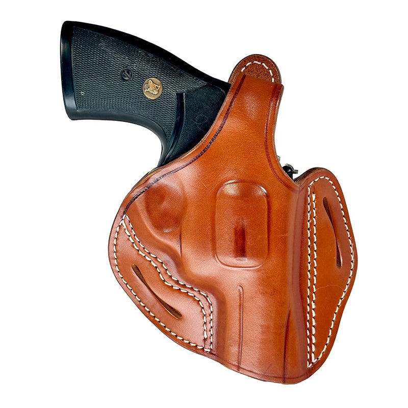 1791 Gunleather Thumb Break Revolver Holster RVHX Size 4.3 Classic Brown RH