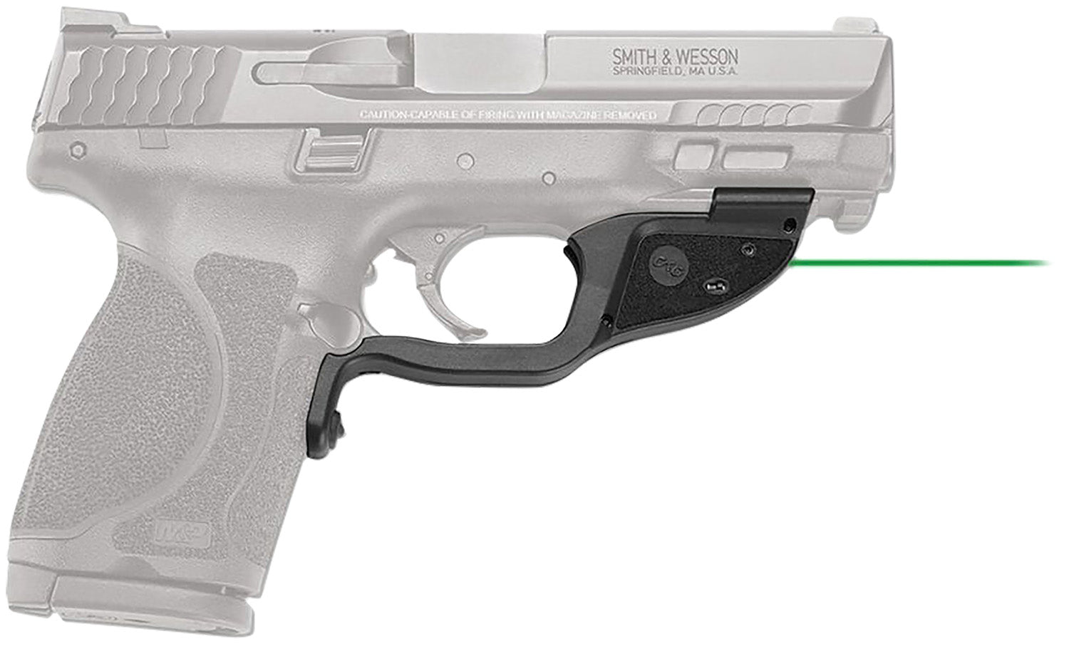 Crimson Trace LG-362G Laserguard Green Laser for S&W M&P M2.0 Black Polymer