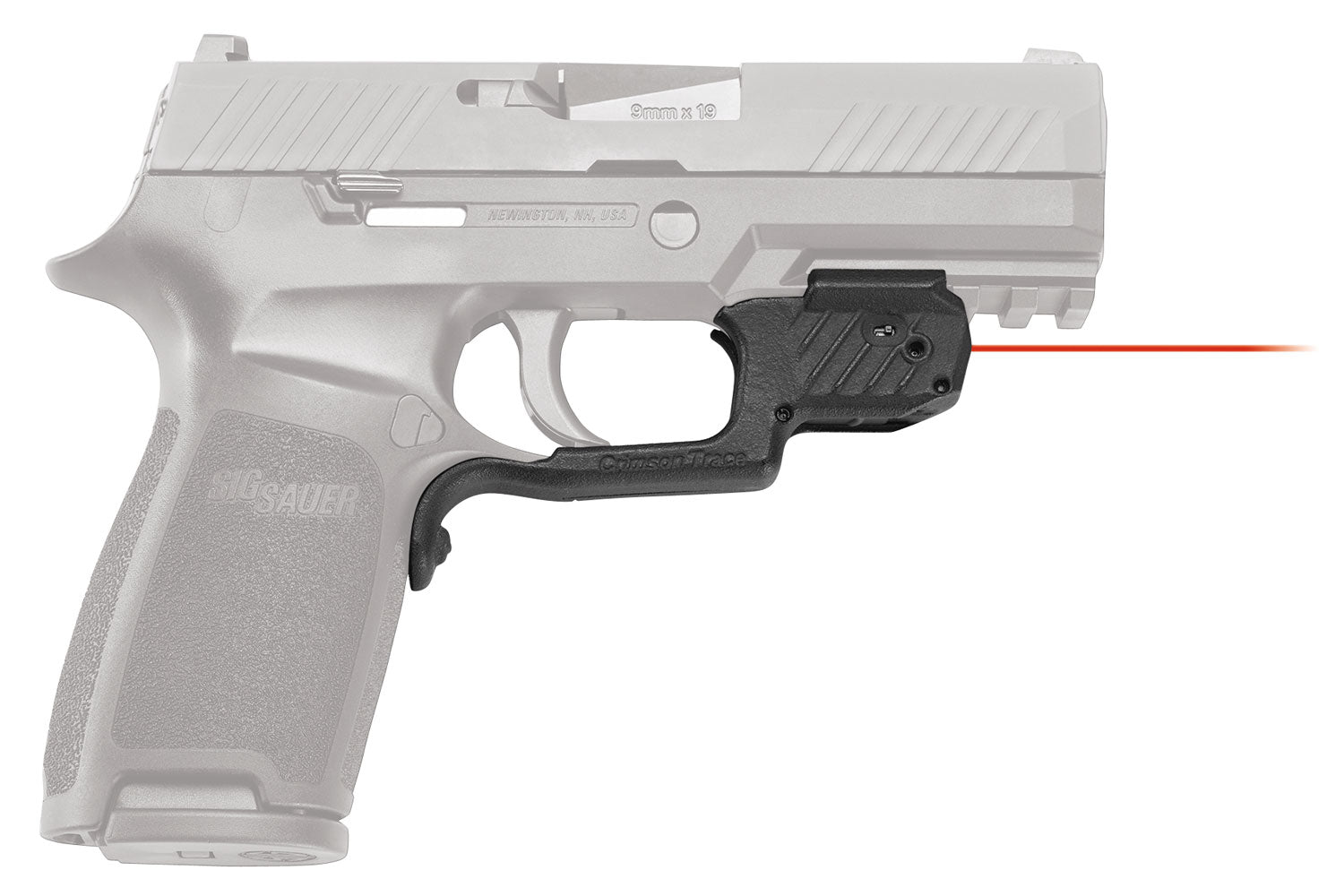 Crimson Trace 0177701 Laserguard Red Laser for Sig P320 M17 M18 Black Polymer