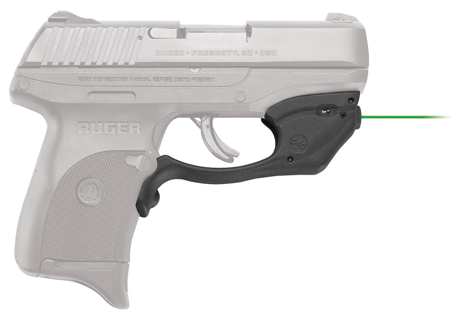 Crimson Trace 0178401 Laserguard Green Laser for Ruger EC9S LC9 LC9S LC380 Black