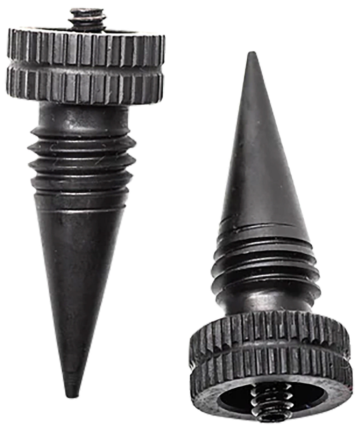 Accu-Tac LRS0200 LR-10 Bipod Spike Set Black Oxide Aluminum Screw-On Design