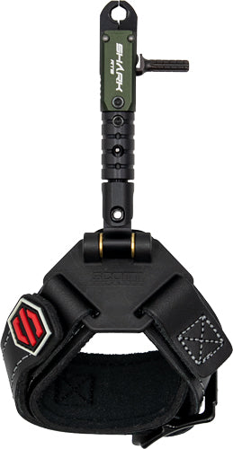 Scott Shark RTS Double Jaw Archery Release Black Leather Buckle