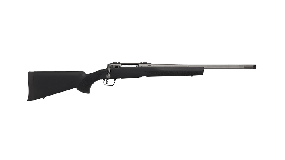 Savage Arms 33001 110 Trail Hunter Lite V2 Full Size 5.56 NATO 4+1 20" Black Fluted Threaded Barrel, Carbon Steel Drilled & Tapped Receiver, Black Hogue OverMolded Polymer Stock, Right Hand