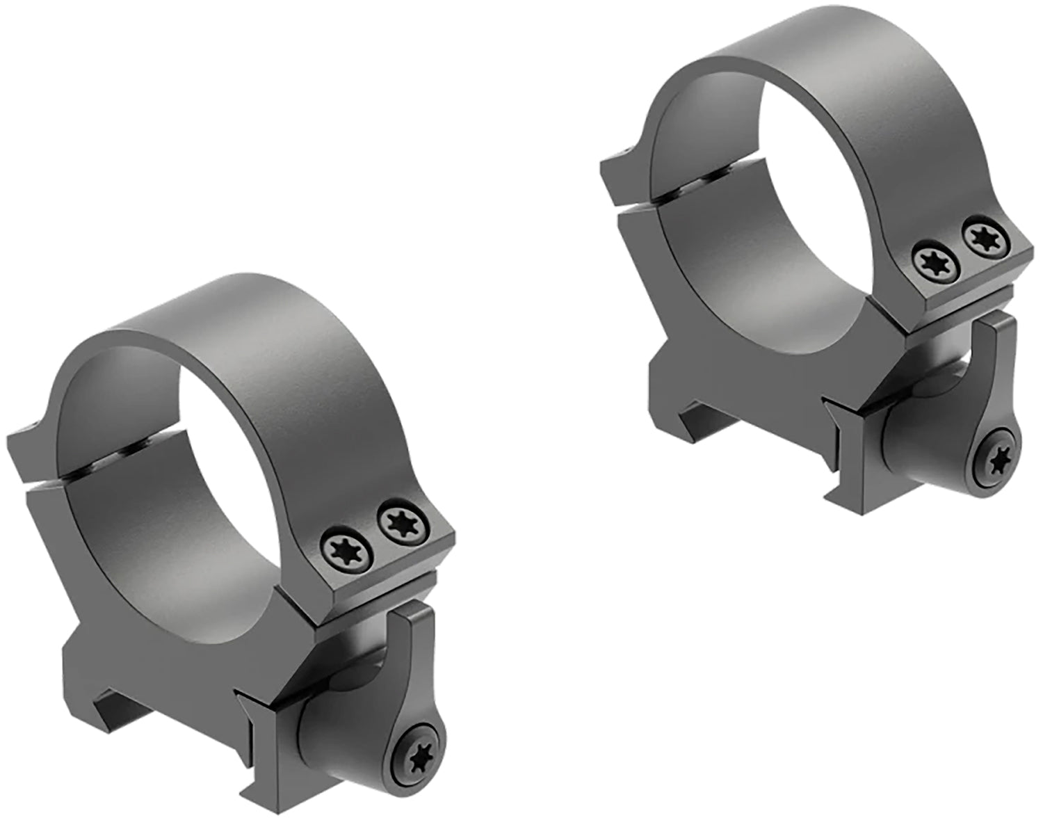 Leupold 174076 QRW2 Cross-Slot Scope Ring Set Matte Black 30mm Medium Quick Release Picatinny/Weaver