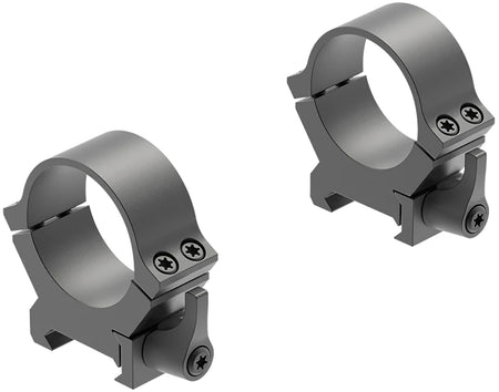 Leupold 174076 QRW2 Cross-Slot Scope Ring Set Matte Black 30mm Medium Quick Release Picatinny/Weaver