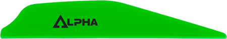 Bohning Alpha AR 1250 Arrow Vane 2.8 Inch Neon Green 36-Pack