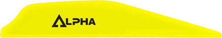 Bohning Alpha AR 1250 Arrow Vane 2.8 Inch Neon Yellow 36-Pack