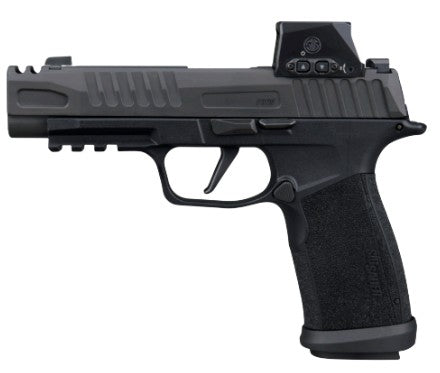 Sig Sauer 365XF9COMPRXSL P365 Fuse COMP 9mm Luger 21+1 3.70" Black Barrel, Black Nitron Stainless Steel Integrated Compensator/Optic Ready/Serrated Slide, Black Stainless Steel Frame w/Beavertail & Pi