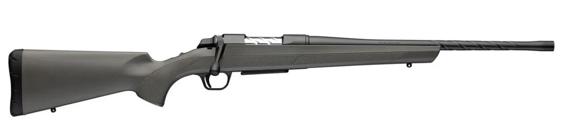 Browning 035845282 AB3 Pro SPR Full Size 6.5 Creedmoor 4+1 18" Matte Blued Spiral Fluted Threaded Barrel, Matte Blued Drilled & Tapped Receiver, Gray/Green Fixed Synthetic Stock
