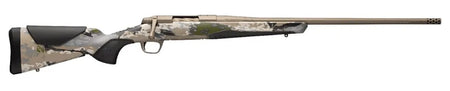 Browning 0360062006 X-Bolt 2 Speed Full Size 22 Creedmoor 4+1 22" Smoked Bronze Cerakote Fluted Threaded Barrel, Steel Drilled & Tapped Receiver, Ovix Camo w/Black Overmold Adj Vari-Tech Synthetic Sto