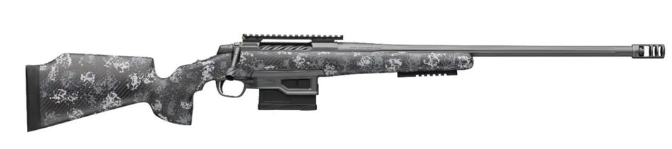 Browning 0360812005 X-Bolt 2 Pro LR SPR 25 Creedmoor 6+1 18" Carbon Gray Cerakote Spiral Fluted Threaded Barrel & Steel Picatinny Rail Receiver, Picatinny Rail Forend, Urban Carbon Ambush McMillan Gam