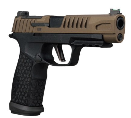 Sig Sauer 365XF9FBZXR3 P365 Fuse 9mm Luger 21+1 4.30" Black DLC Bronze Cerakote w/Freedom Engraving Stainless Steel Optic Ready/Serrated Slide, Black Stainless Steel Frame w/Beavertail & Picatinny Rai