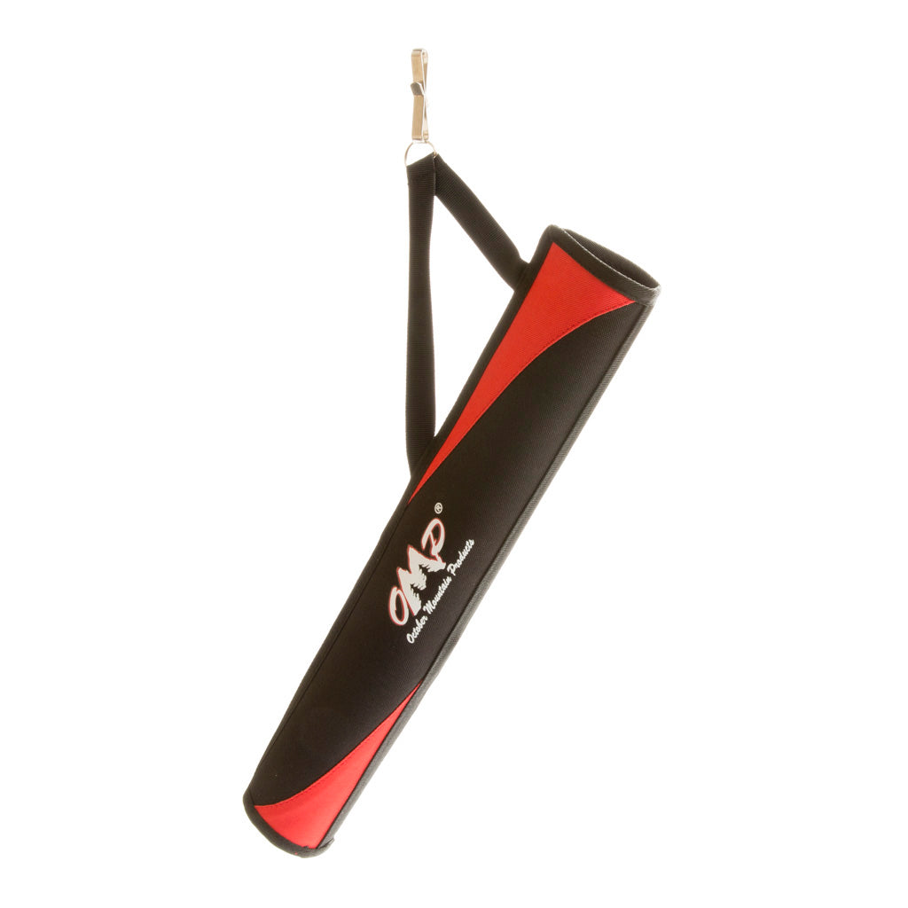 October Mountain No-Spill Arrow Tube Quiver Red RH/LH