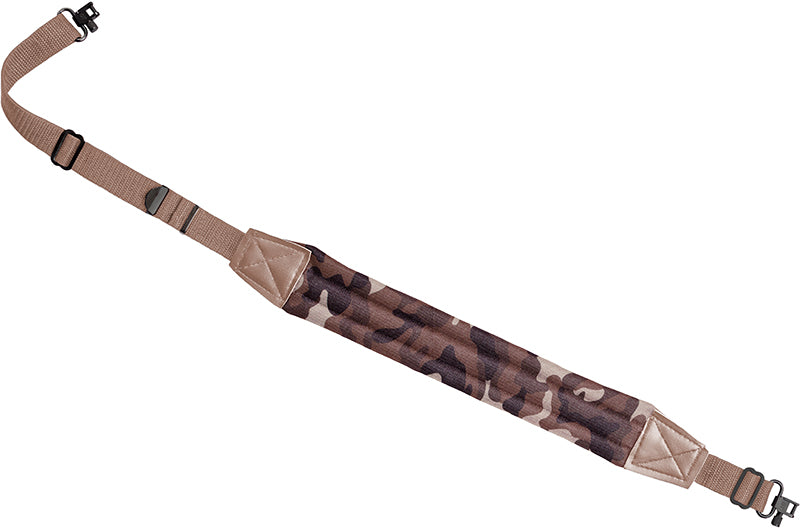 Bulldog Cases DLX Padded Rifle Sling, 1-Inch Wide, Throwback Camo Nylon BD810TBC