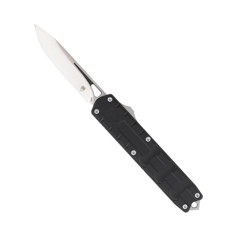 CobraTec Large Enforcer OTF Knife Black M390 Steel