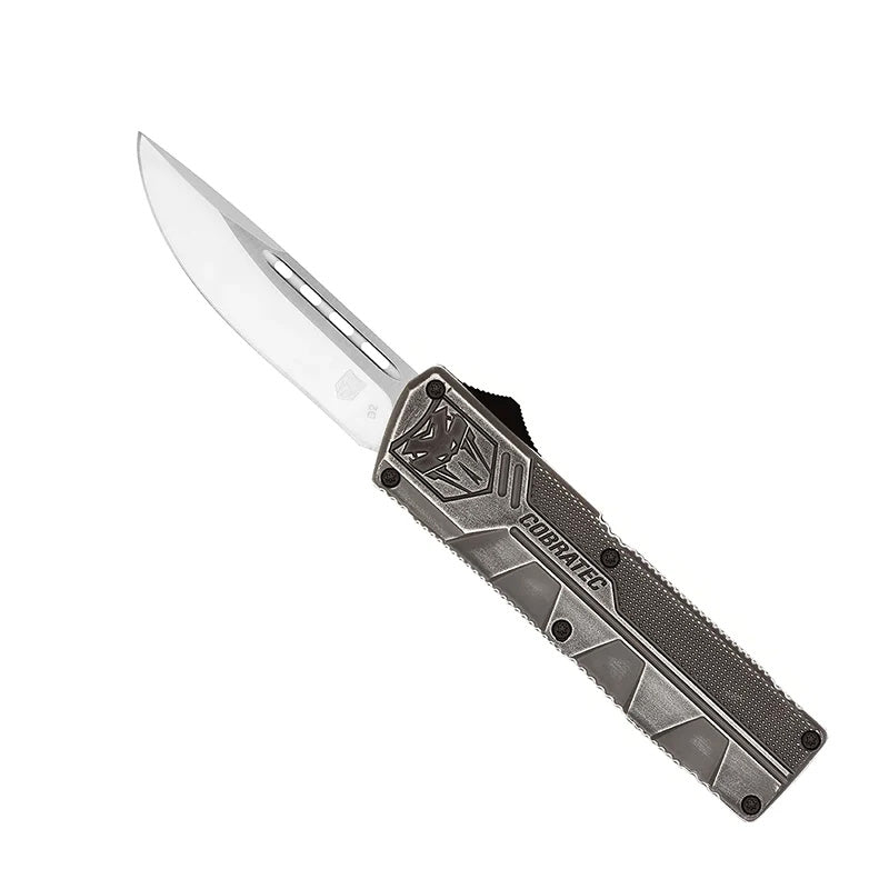 CobraTec Lightweight Stonewash OTF Automatic Knife D2 Steel