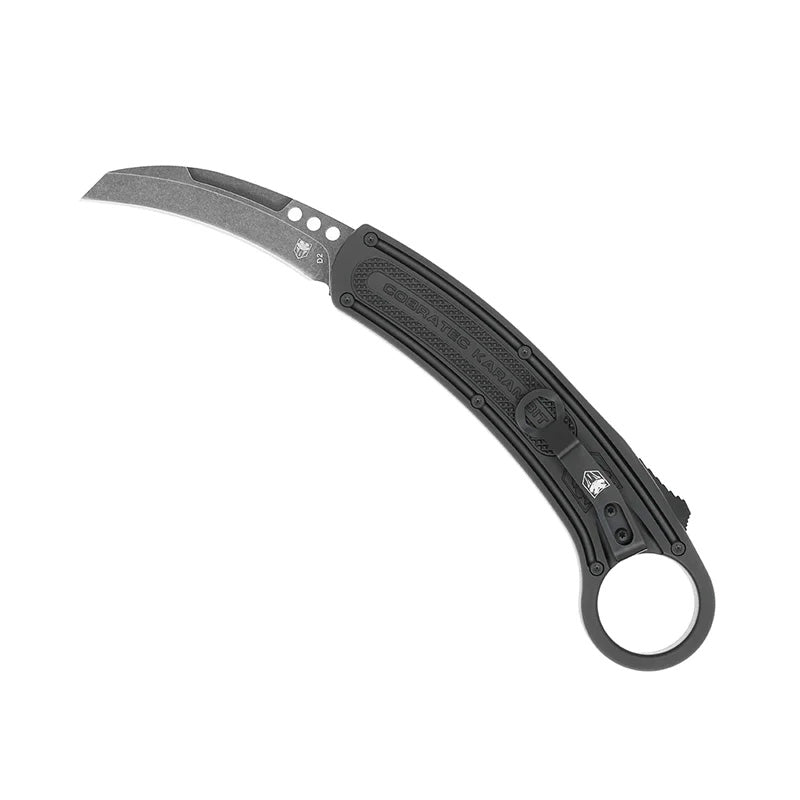 CobraTec Right Hand Karambit OTF Automatic Knife Black