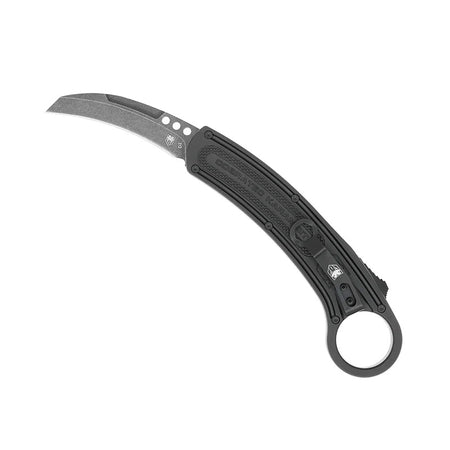CobraTec Right Hand Karambit OTF Automatic Knife Black