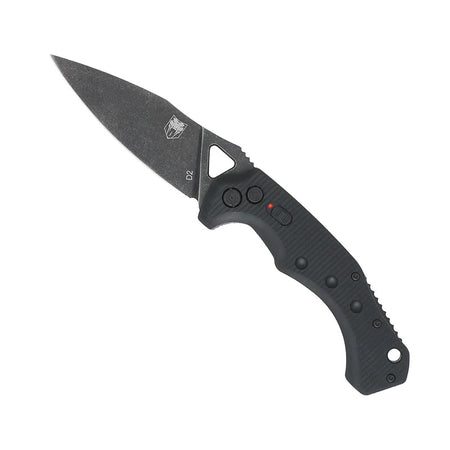 CobraTec Ryker Auto Folding Knife 3.75" Black D2 Steel