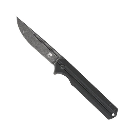 CobraTec Streamline Liner-Lock Folding Knife Black G-10 Stonewash D2 Blade