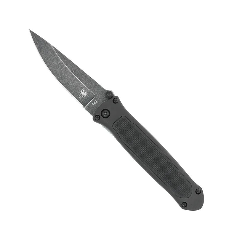 CobraTec Quick Strike Auto Folding Knife 3.25" Black