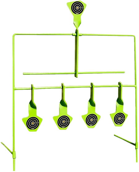 SME SMEST22RES Hands-Free Resetting Rimfire Target System Pistol/Rifle Steel Black/Green