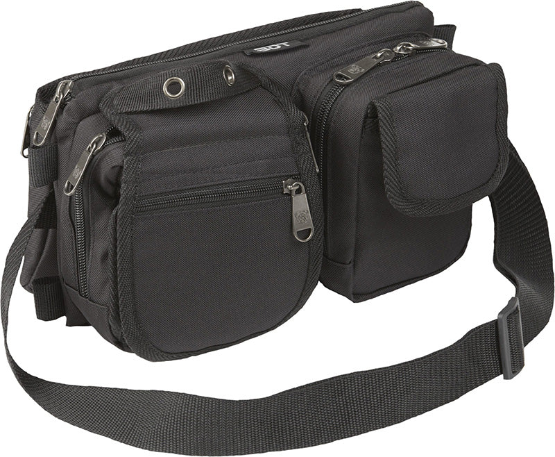Bulldog Deluxe Satchel Go Bag Waist Pack Black