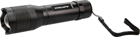 Cyclops CYCTF1500 TF1500 Tactical Flashlight 1500 Lumens White Cree XHP50 LED Black Anodized Aluminum