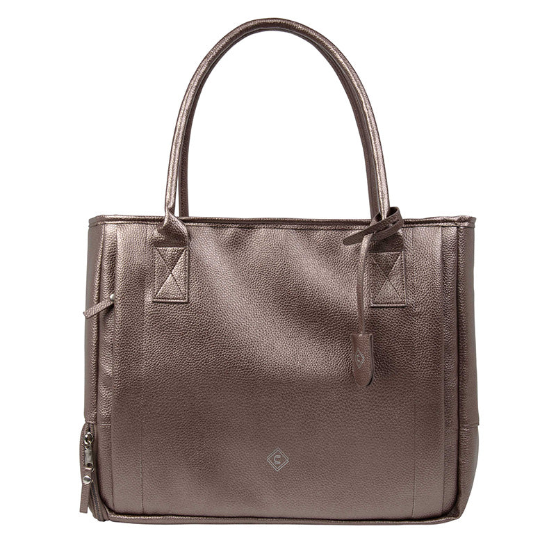 Girls With Guns Cosmic Concealed Carry Tote Large Bronze