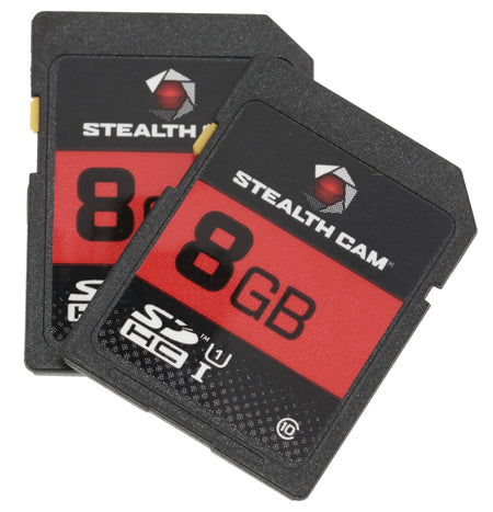 Stealth Cam 8GB SD Memory Cards 2-Pack for Trail Cameras