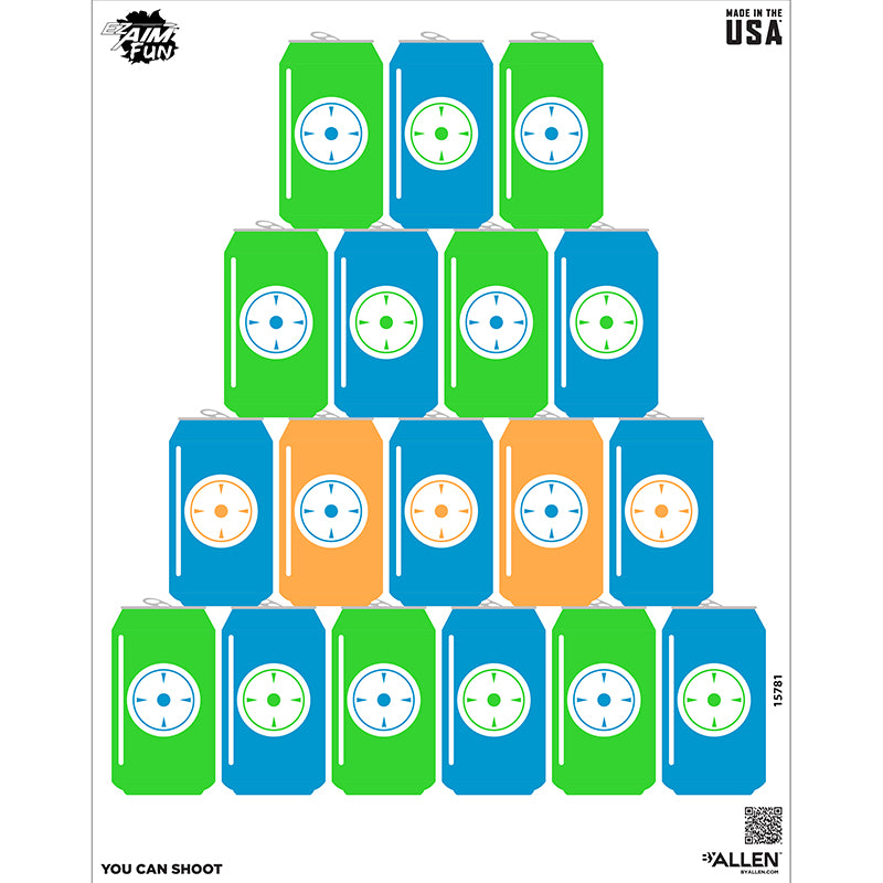 Allen EZ Aim Fun You Can Shoot Paper Target 24x19 - 4 Pack
