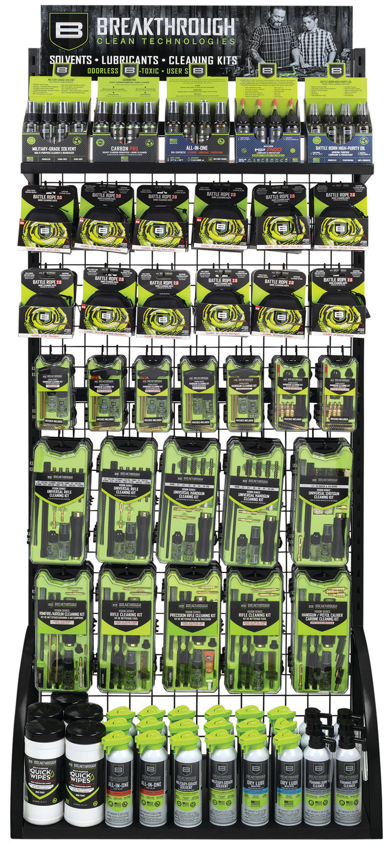 BCT Breakthrough Clean Freestanding Master Display, 232pc - Drop Ship Only